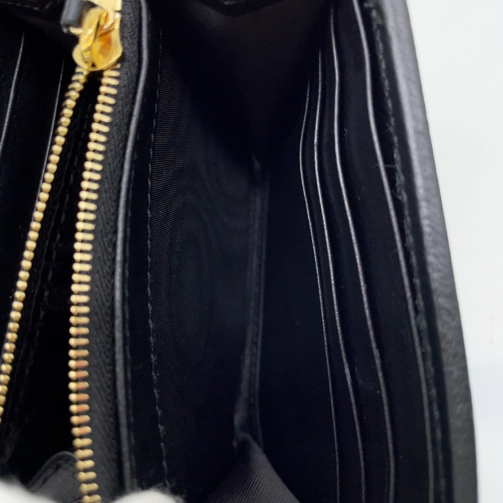 Auth Gucci Interlocking G Blondie Black Leather Chain Wallet & Dust bag - Picture 11 of 16